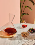 Balance Wine Decanter With Wooden Base