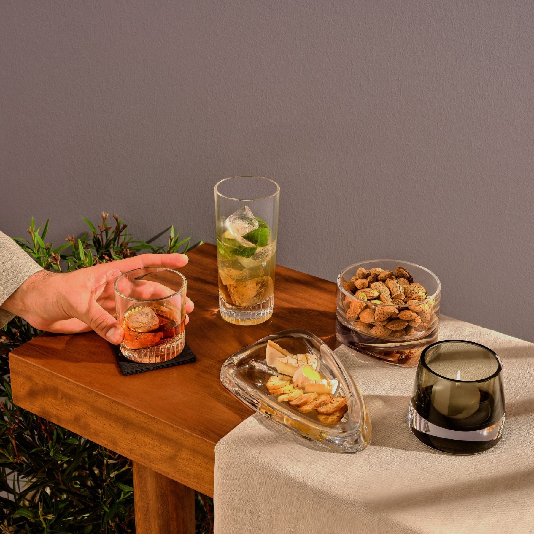 Caldera Set of 4 Whisky Glasses 9.25 oz