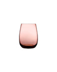 Nude Glass Colored U glass tumbler in caramel