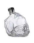 NUDE Memento Mori skull shaped whisky bottle empty side view