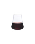 NUDE Stem Zero Volcano glass with red wine