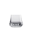 NUDE Paris whisky glass SOF, presented empty on a white background