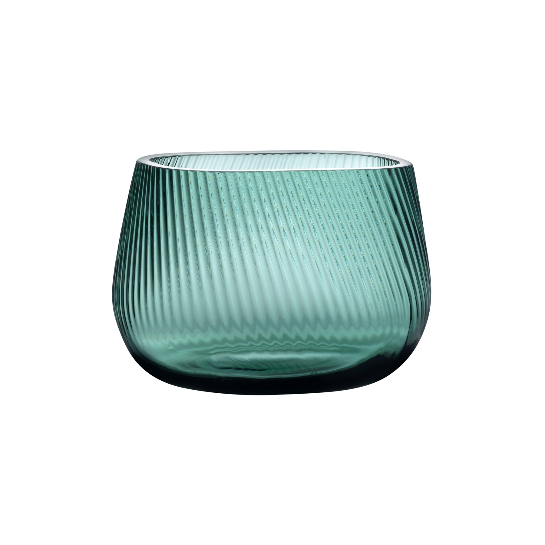 Nude Opti Vase medium in smoked green