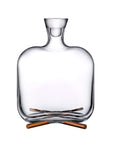 Camp Whisky Bottle With Brass Base