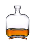 Camp Whisky Bottle With Brass Base