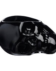 Memento Mori Faceted Skull Bowl Black Large