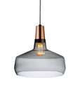 Mono Lamp Smoke with Copper Socket Wide