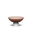 Nude Glass Silhouette Bowl small in caramel lead-free glass