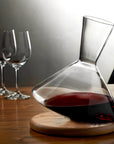 Balance Wine Decanter With Wooden Base