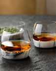 Chill Whisky Tumbler With Marble Base