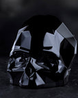 Memento Mori Faceted Skull Black Small