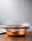 Contour Bowl Wide Copper