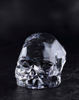 Memento Mori Faceted Skull Clear Large