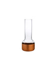 Contour Bud vase with Clear Top and Copper Base