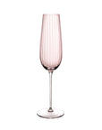 Round Up Dusty Rose Set of 2 Sparkling wine glasses