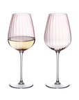 Round Up Dusty Rose Set of 2 White wine glasses