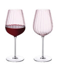 Round Up Dusty Rose Set of 2 Red wine glasses