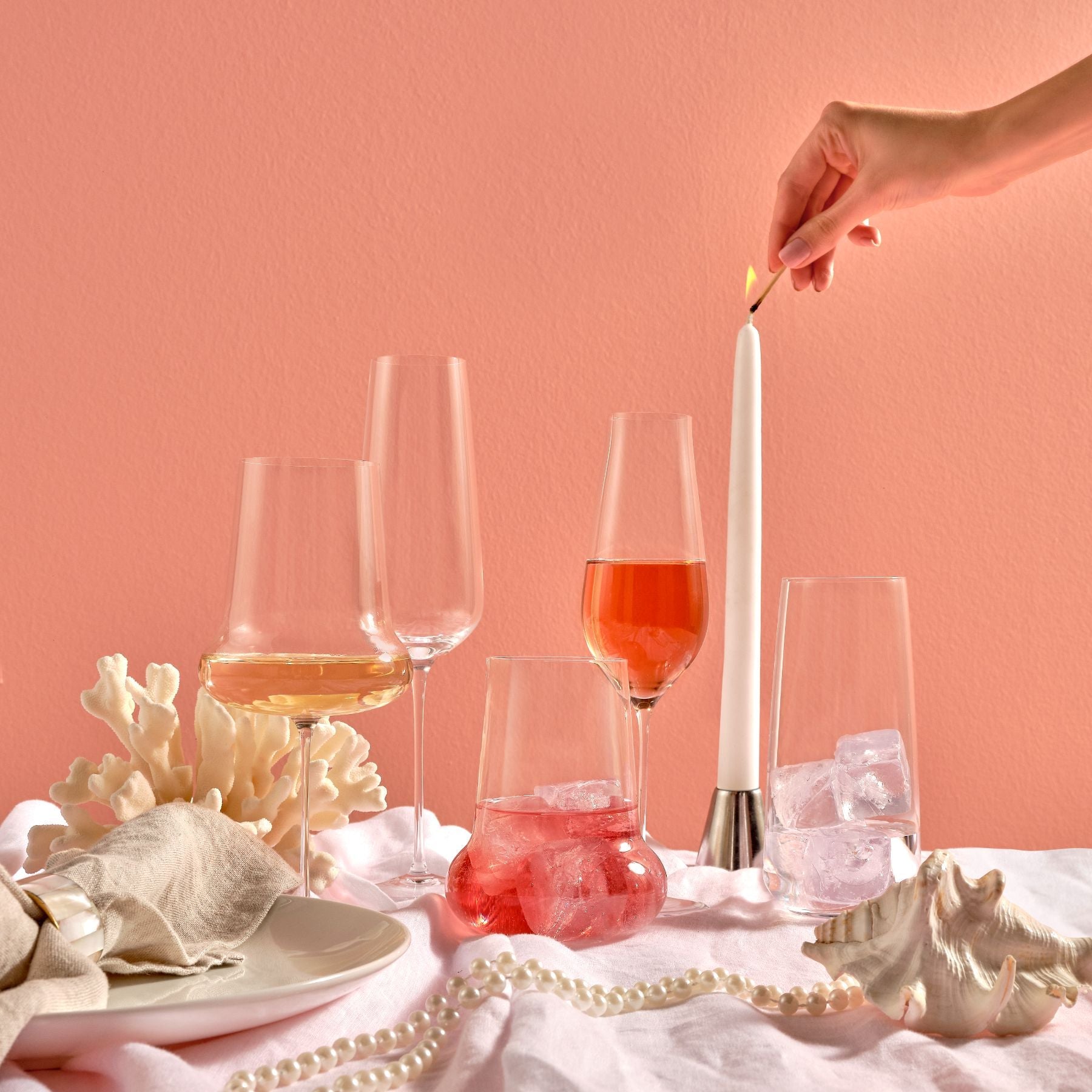 Mirage Set of 4 High Ball Glasses