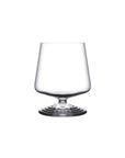 NUDE | Tom Dixon Splash Lowball glass, empty, shown on a plain white background, showing its rounded bowl and ripple foot base.