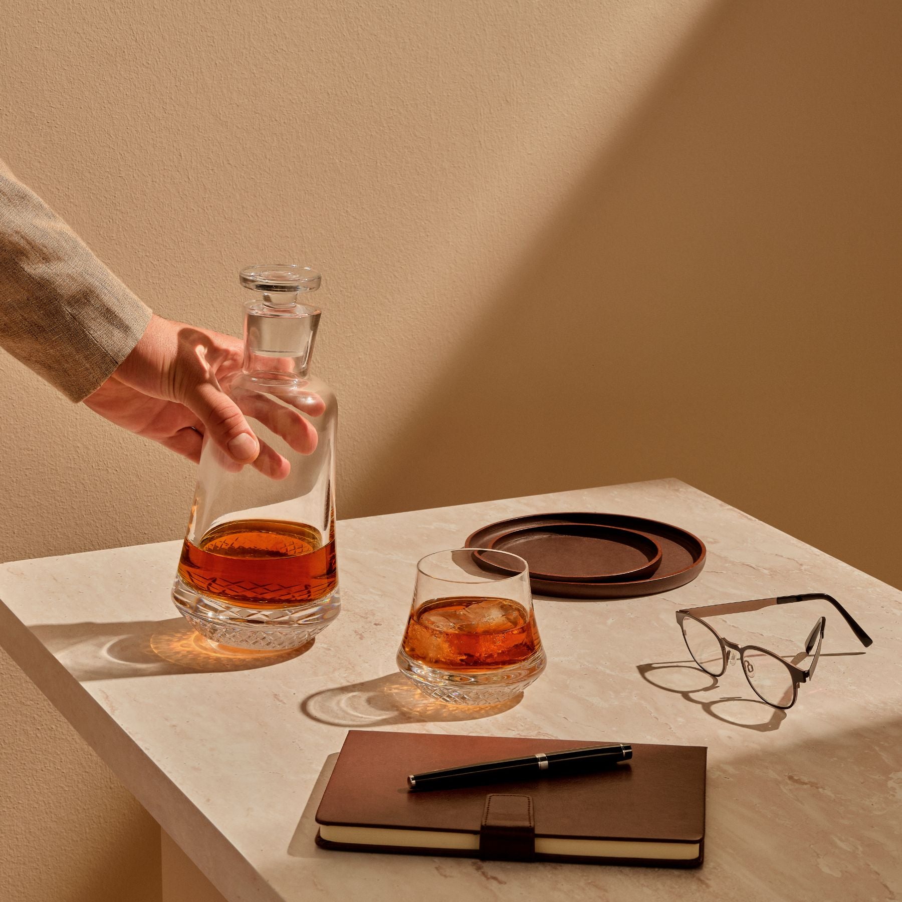 Paris Set of 2 Whiskey glasses DOF