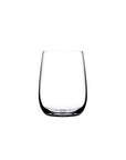 A Sera tumbler wine glass with a tapered shape and a thick, rounded base, shown against a solid white background.