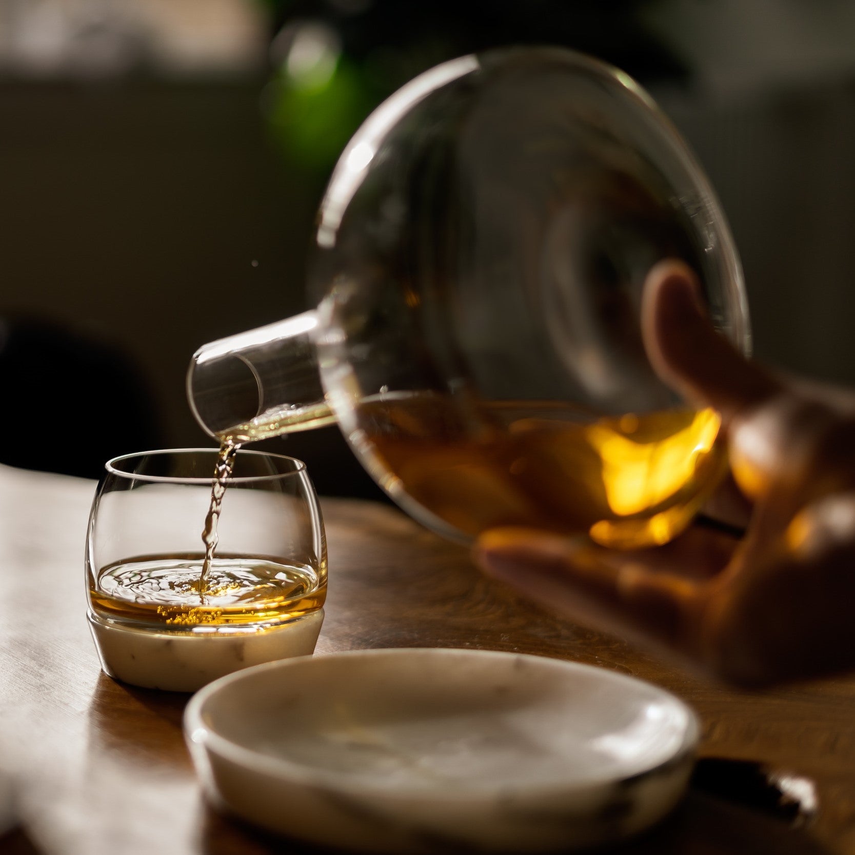 Chill Whisky Tumbler With Marble Base