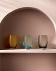 Colored O Set of 4 glasses